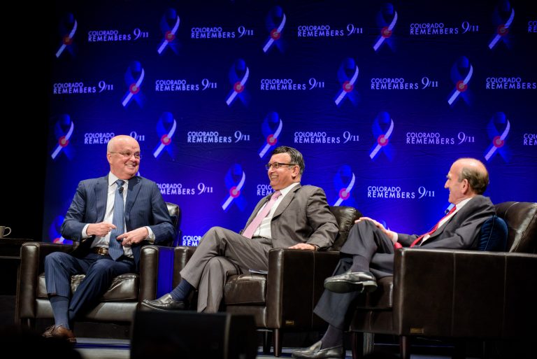 panelists in discussion at the Counterterrorism Education Learning Lab's 'Colorado Remembers 9/11' event